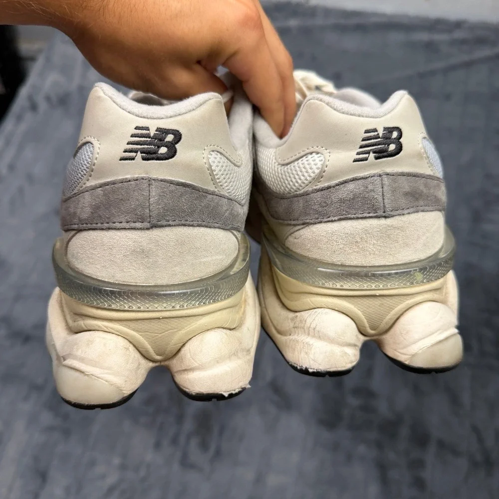 New Balance 9060 Rain Cloud Grey Sea Salt Sneakers U9060GRY Mens 13
